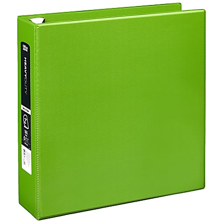 Office Depot® Brand Heavy-Duty 3-Ring Binder, 2" D-Rings, Army Green