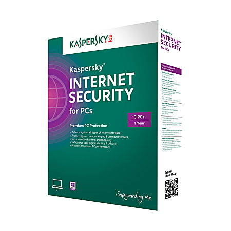Kaspersky Internet Security 2014, 3-User, Traditional Disc