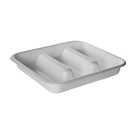 Eco-Products Vanguard WorldView Take-Out Containers, 7", White, Pack Of 300 Containers