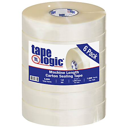 Tape Logic 600 Hot Melt Tape 2 x 1000 Yd. Clear Case Of 6 ...