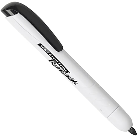 BIC Great Erase Retractable Dry Erase Marker - Fine Point Type - Chisel Point Style - 1 Dozen