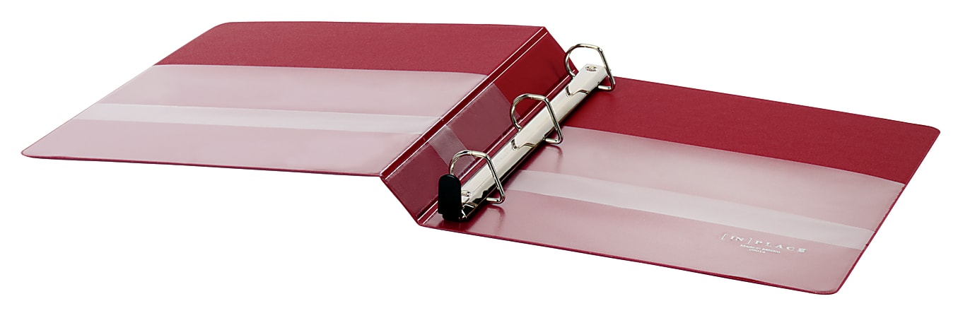 Office Depot® Heavy-Duty View 3-Ring Binder, 3" D-Rings, White, 49