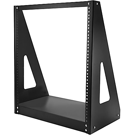 StarTech.com 2-Post 12U Heavy-Duty Desktop Server Rack, Small Open Frame 19in Network Rack for Home/Office IT Equipment, TAA Compliant - 12U 2-Post Open frame desktop rack unit for 19" servers/data/studio units