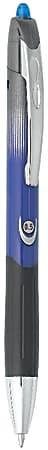 BIC Triumph 537RT Gel Pen - Medium Pen Point - 0.5 mm Pen Point Size - Refillable - Retractable - Black Gel-based Ink - Blue Metal Barrel - 1 Dozen