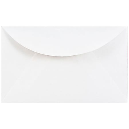 JAM PAPER 3Drug Mini Envelopes, 2 5/16 x 3 5/8, White, 25/Pack