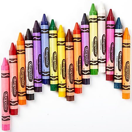 My First Crayola Washable Triangular Crayons Assorted Colors Container Of  30 - Office Depot