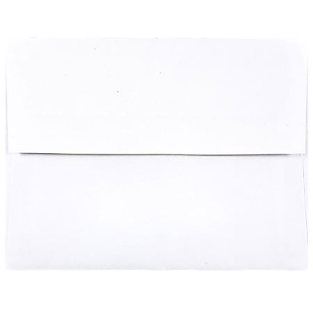 JAM Paper Booklet Invitation Envelopes A2 Gummed Seal RedWhite Pack Of ...