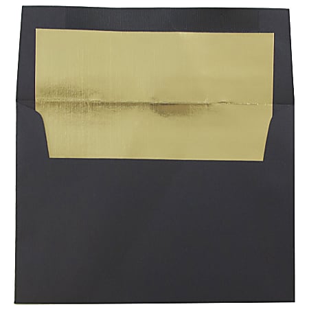 JAM Paper® Foil-Lined Booklet Invitation Envelopes, A6, Gummed