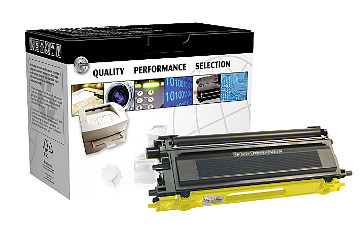 CTG CTGTN110Y (Brother TN-110Y) Remanufactured Yellow Toner Cartridge