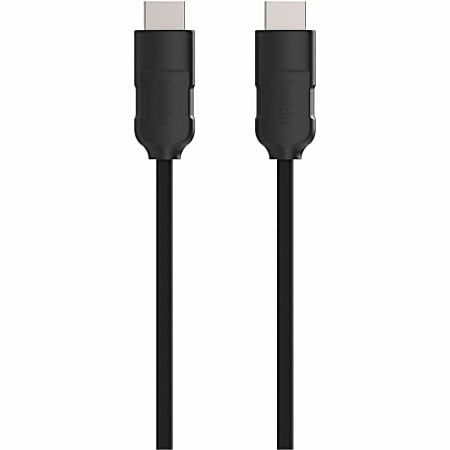 Belkin - High Speed - HDMI cable with Ethernet - HDMI male to HDMI male - 15 ft - black - for Belkin USB-C to HDMI + Charge Adapter