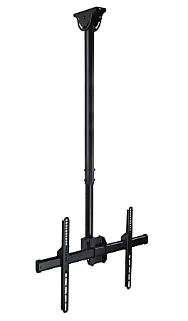 Mount-It! MI-509B Full-Motion Ceiling TV Mount For Screens 32 - 75", 30”H x 14-1/2”W x 6”D, Black