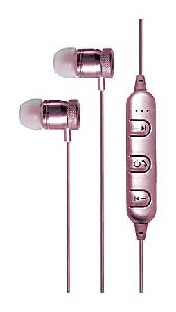 Billboard Bluetooth® Earbud Headphones, Rose Gold, BB559