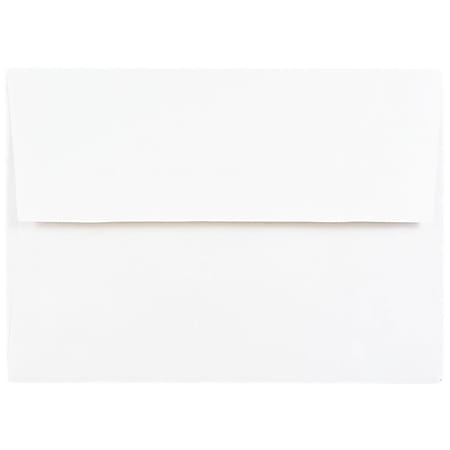 A7 Invitation Envelopes with Gold Lining for Wedding (White, 5x7