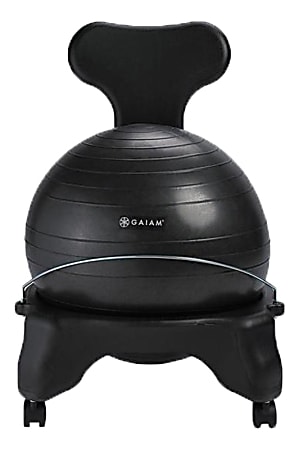 Gaiam Balance Ball Chair, Black