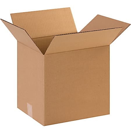 Partners Brand Corrugated Boxes, 12" x 8" x 12", Kraft, Pack Of 25 Boxes