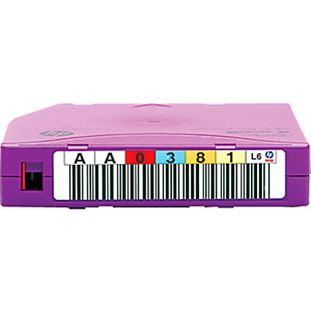HPE LTO-6 Ultrium 6.25TB MP RW Custom Labeled Data Cartridge No Case 20 Pack - LTO-6 - WORM - Labeled - C7976AC