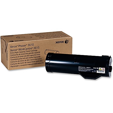 Xerox® 3610/3615 Black Extra-High Yield Toner Cartridge, 106R02720