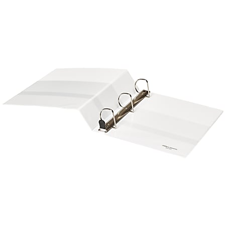 Office Depot Brand Durable View 3 Ring Binder 2 Round Rings White - Office  Depot