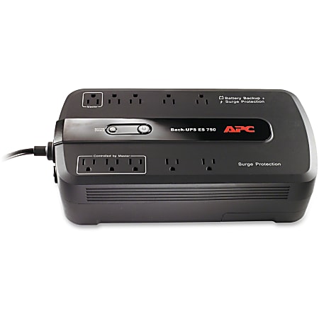 APC® Back-UPS® ES 750VA Battery Backup, Broadband, 750VA/450 Watt, 10 Outlets