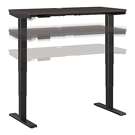 Bush® Business Furniture Move 40 Series Electric 48"W x 24"D Electric Height-Adjustable Standing Desk, Storm Gray/Black, Standard Delivery