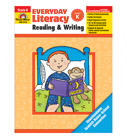 Evan-Moor® Everyday Literacy Reading And Writing, Grade K