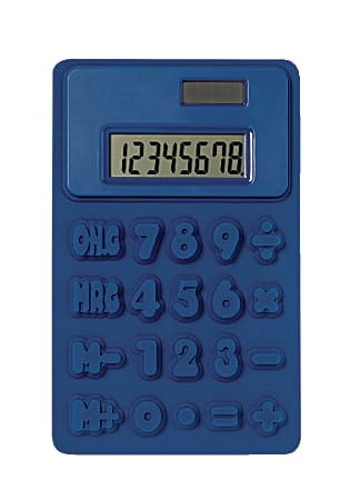 TC-1131 Magnetic Flexible Calculator, Large Keys, Assorted Colors (No Choice)
