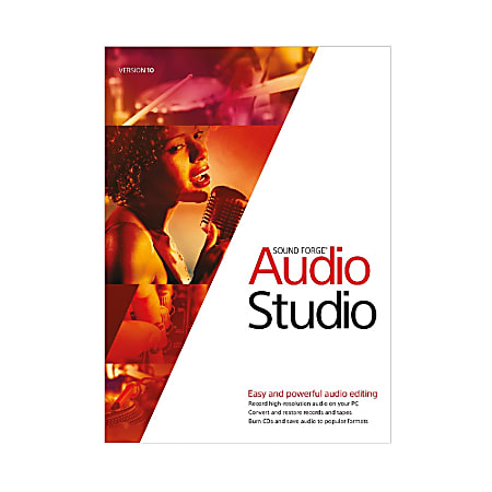 Sound Forge Audio Studio 10, Download Version