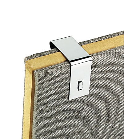 Best-Rite Cubicle Whiteboard Hangers Gray Set of 2 (56389) 