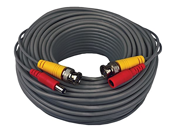 Night Owl - Power/video extension cable - BNC, power DC jack male to BNC, power DC jack - 100 ft
