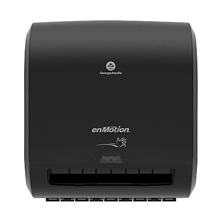enMotion® Impulse® 8" 1-Roll Automated Touchless Paper Towel Dispenser, 59498A, 12.7" x 8.58" x 13.8", Black, 1 Dispenser