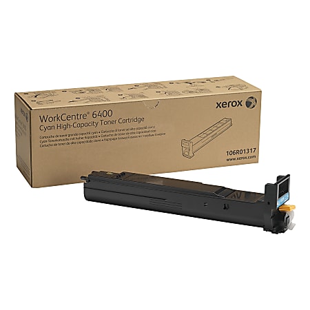Xerox® 6400 High-Yield Cyan Toner Cartridge, 106R01320