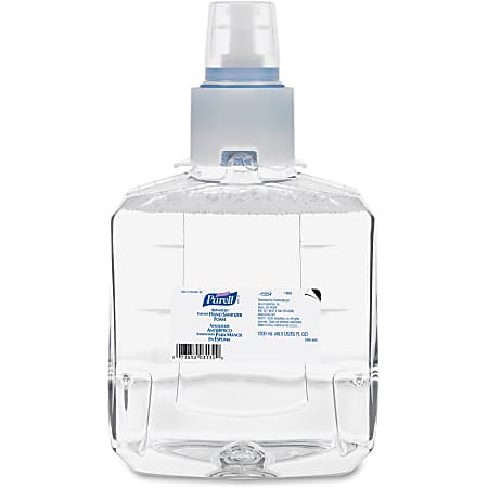 PURELL® LTX-12 Refill Advanced Hand Sanitizer Foam - 40.6 fl oz (1200 mL) - Kill Germs - Hand, Skin - Clear - Non-aerosol - 2 / Carton
