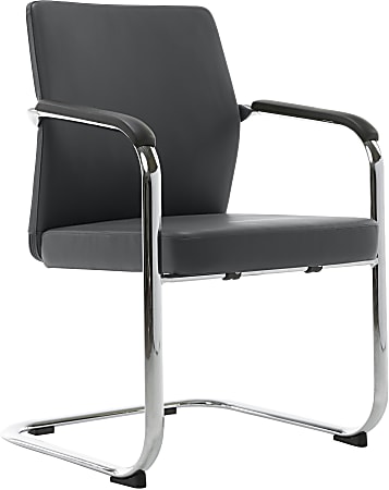 StyleWorks NYC Guest Chair, Charcoal
