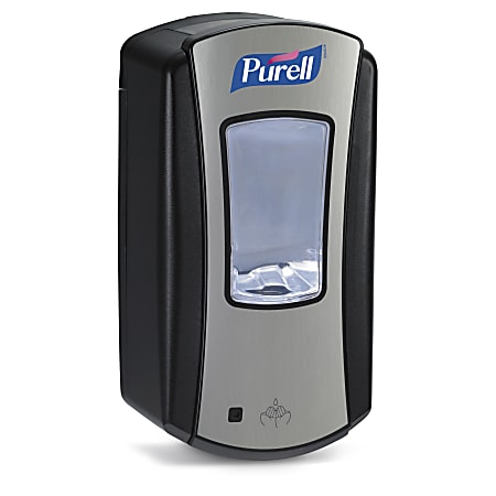 PURELL® LTX-12 Dispenser - Automatic - 1.27 quart Capacity - Black, Chrome - 1Each