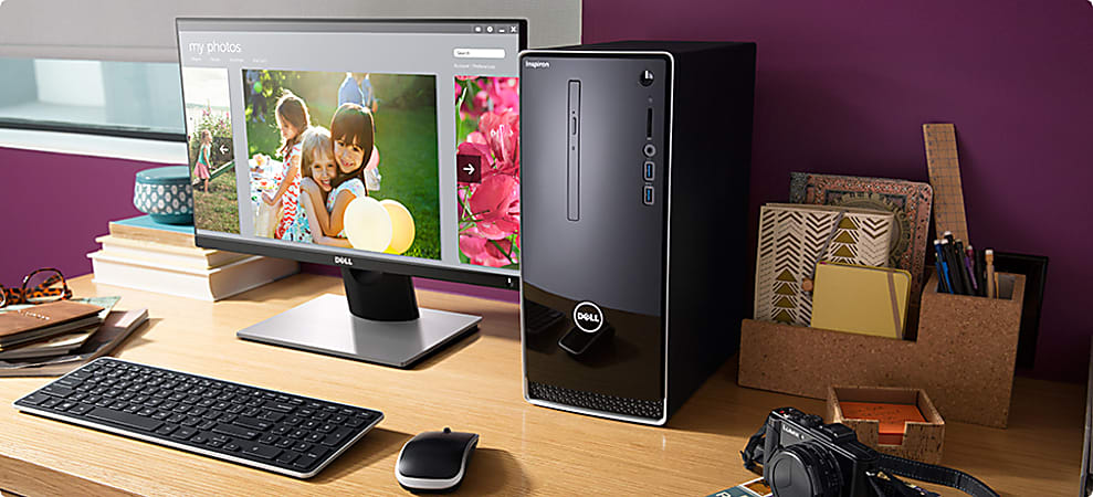 Dell Inspiron 3650 Desktop PC Intel Core i5 8GB Memory 1TB Hard