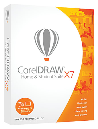 CorelDRAW® Home & Student Suite X7, Traditional Disc
