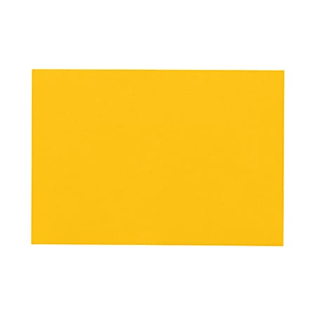 LUX Flat Cards, A9, 5 1/2" x 8 1/2", Sunflower Yellow, Pack Of 1,000
