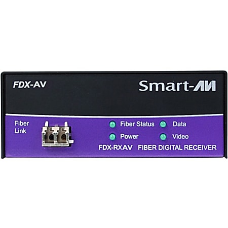 SmartAVI Point to Point DVI-D, Audio and RS232 over Multimode Fiber Extender