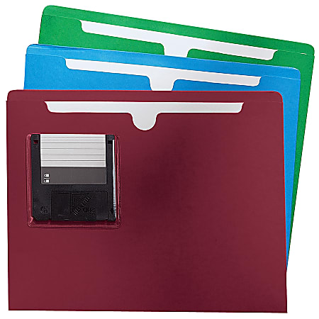 Fellowes® Self-Adhesive 3.5" Disk Holder, Pack Of 5