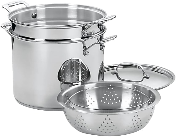 Cuisinart Chef'S Classic Stainless Steel 2 Qt. Cook And Pour Saucepan  W/Cover 
