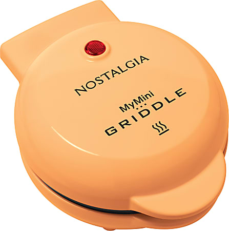 Nostalgia Electrics MyMini Personal Electric Griddle, Orange