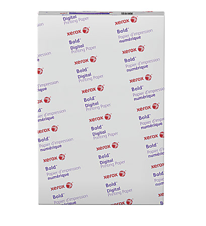 Xerox® Bold Digital® Printing Paper, 1 Ream, Ledger Size (17" x 11"), 100 Brightness, 28 Lb Text (105 gsm), FSC® Certified, 500 Sheets Per Ream