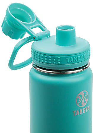 Takeya Actives Reusable Water Bottle With Straw 24 Oz Teal - Office Depot