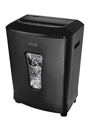 Ativa 12 Sheet Cross Cut Shredder A12CC17 - Office Depot