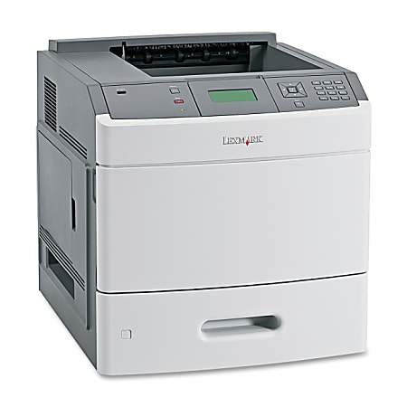 Lexmark T654N Laser Printer - Monochrome - 1200 x 1200 dpi Print - Plain Paper Print - Desktop