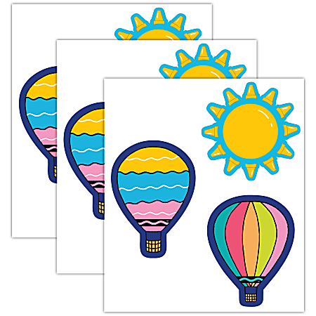 Eureka Paper Cut-Outs, Crayola Colors Of Kindness, 5-1/2” x 5-1/2”, 36 Cut-Outs Per Pack, Bundle Of 3 Packs