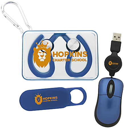 Custom Office Tech Essentials Kit, Assorted Colors