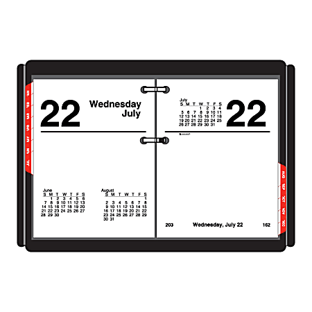 AT-A-GLANCE® 30% Recycled Compact Desk Calendar Refill, 3" x 3 3/4", January-December 2015