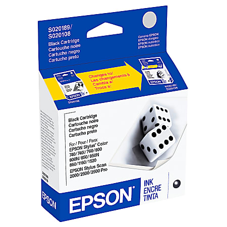 Epson® S189108-S Black Ink Cartridge