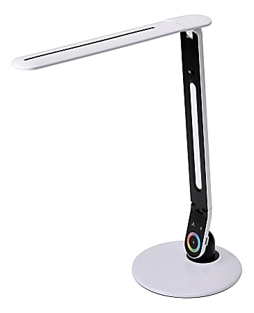 Bostitch® Color-Changing LED Desk Lamp, 18-1/8"H, Off-White